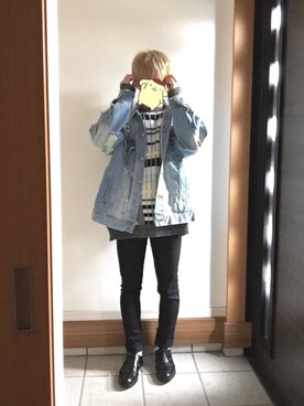 みやさんの「WHEIR　SKINNY JEANS」を使ったコーディネート