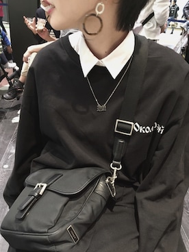 「Gosha Rubchinskiy（ゴーシャラブチンスキー）のアイテム」を使った、🐁さん（レディース・152cm）の冬コーディネート