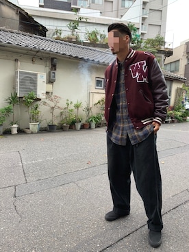 「アメリカン」｜「アイテム（ジャケット/アウター）」を使った、ＴＥＮさん（メンズ・176cm）の秋コーディネート
