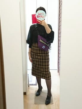 「秋のブラウンスタイル」｜「アイテム（ブーティ）」を使った、missaさん（レディース・164cm）の秋コーディネート
