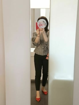 「アイテム（キーケース/キーアクセサリー、その他）」を使った、missaさん（レディース・164cm）の秋コーディネート