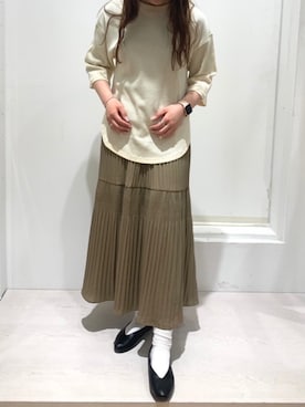 「URBAN RESEARCH DOORS（アーバンリサーチドアーズ）のアイテム（バレエシューズ）」を使った、yuiさん（レディース・163cm）の春コーディネート