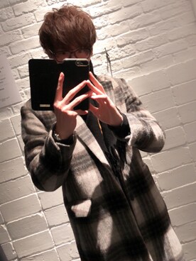 「SENSE OF PLACE by URBAN RESEARCH（センスオブプレイスバイアーバンリサーチ）のアイテム（トレンチコート）」を使った、shymzさん（メンズ・174cm）の春コーディネート