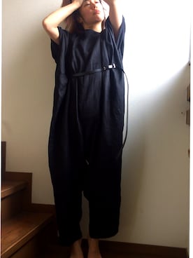 「STOF（ストフ）のアイテム（ワンピース/ドレス）」を使った、amicoさん（レディース・155cm）の冬コーディネート