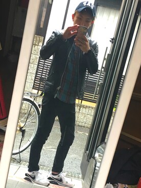 「ナイキエアマックスデー」｜「アイテム（ジャケット/アウター）」を使った、GENK1さん（メンズ・165cm）の春コーディネート