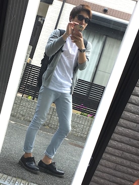 「ショッピング」｜「アイテム（アナログ腕時計）」を使った、GENK1さん（メンズ・165cm）の春コーディネート
