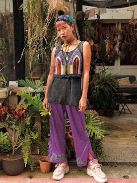 「Otomekkoのアイテム（その他トップス、その他）」を使った、Gwens Luさん（レディース・165cm）の秋コーディネート