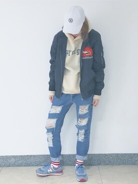 「holidays（ホリデイズ）のアイテム」を使った、s e i n aさん（レディース・170cm）の冬コーディネート