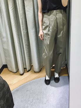 「ハイク」｜「アイテム（バレエシューズ）」を使った、oanさん（レディース・153cm）の秋コーディネート