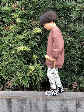 「Cienta（シエンタ）のアイテム（ブーツ）」を使った、oanさん（キッズ・100cm）の春コーディネート