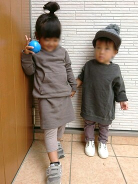 *KEI*さん（キッズ・80cm）の秋コーディネート