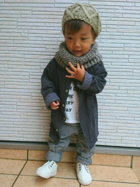 *KEI*さん（キッズ・80cm）の秋コーディネート