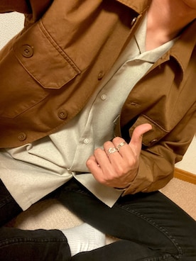 「コロナに負けない」｜「アイテム（アクセサリー）」を使った、ituuuさん（メンズ・163cm）の春コーディネート