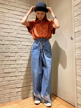 erikaさん（レディース・163cm）の夏コーディネート