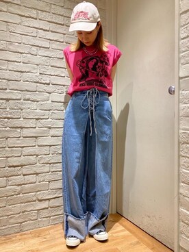 erikaさん（レディース・163cm）の夏コーディネート