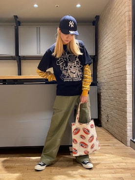 erikaさん（レディース・163cm）の春コーディネート