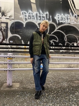 erikaさん（レディース・163cm）の冬コーディネート