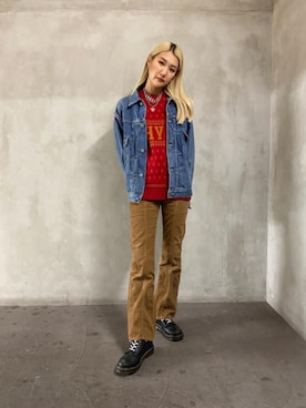 erikaさん（レディース・163cm）の冬コーディネート