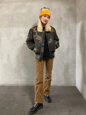 erikaさん（レディース・163cm）の冬コーディネート