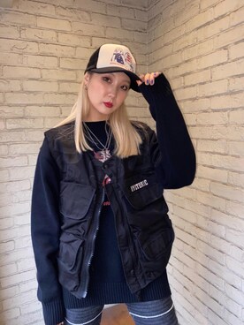 erikaさん（レディース・163cm）の冬コーディネート