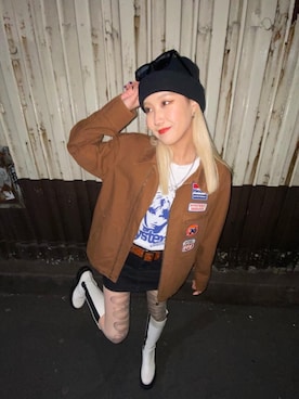 erikaさん（レディース・163cm）の冬コーディネート