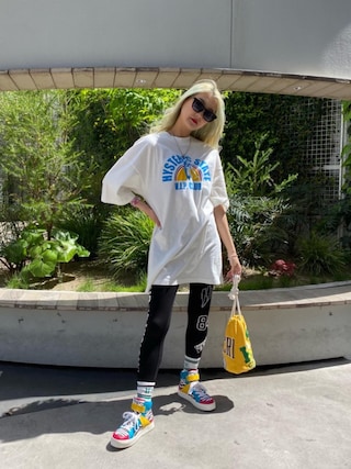 ヒステリックグラマーガールレギンス HYSTERIC GLAMOUR（ヒステリックグラマー）の「SCRATCH レギンス