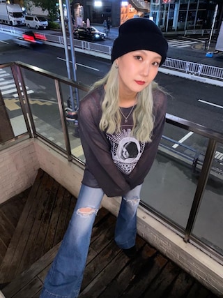ヒステリックグラマー　　メッシュキャミソール　　レア HYSTERIC GLAMOUR（ヒステリックグラマー）の「CHEAP THRILLS
