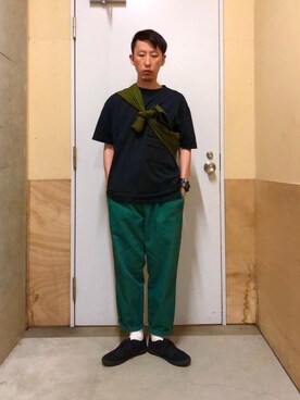 「ポケットT」｜coen セキネさん（メンズ・173cm）の夏コーディネート