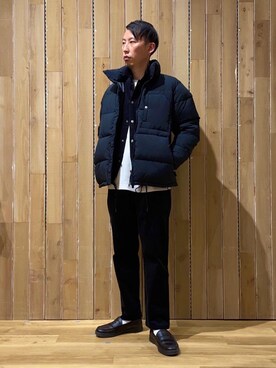「コーデュロイの季節到来！」｜coen セキネさん（メンズ・173cm）の冬コーディネート