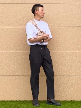 「2021春新作」｜coen セキネさん（メンズ・173cm）の春コーディネート