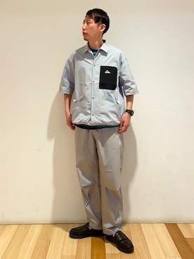 「KELTY（ケルティ）のアイテム」を使った、coen セキネさん（メンズ・173cm）の夏コーディネート