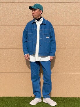 「SMITH'S（スミス）のアイテム（ジャケット/アウター）」を使った、coen セキネさん（メンズ・173cm）の冬コーディネート