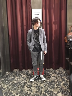 「GGD（ジージーディー）のアイテム（ジャケット/アウター）」を使った、HVC与野店さん（メンズ・178cm）の秋コーディネート