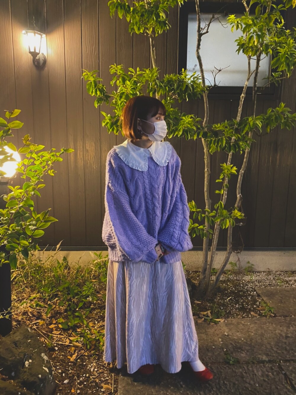 「休日スタイル、カジュアルコーデ、春コーデ、ラクチンコーデ、低身長コーデ、お洒落さんとつながりたい、淡色コーデ、プチプラ、春夏コーデ、リラックススタイル」｜「archivesのアイテム（スカート、ベージュ系）」を使った、manaさん（レディース・152cm）の春コーディネートの1枚目の写真