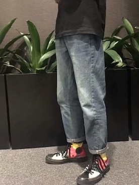 「CONVERSE（コンバース）のアイテム（アクセサリー）」を使った、用户7331898828さん（メンズ・185cm）の秋コーディネート