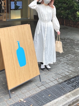 「SHIPS（シップス）のアイテム（バレエシューズ）」を使った、Yさん（レディース・158cm）の春コーディネート