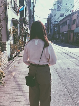 「白トップス」｜anzu さん（レディース・153cm・20代）の夏コーディネート