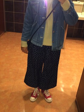 「mini（ミニ）のアイテム」を使った、tapiさん（レディース・150cm）の春コーディネート