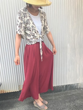 aymmさん（レディース・166cm）の夏コーディネート