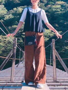 「Manhattan Portage」｜aymmさん（レディース・166cm）の秋コーディネート