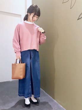 「プチフラコーデ」｜aymmさん（レディース・166cm）の冬コーディネート