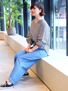 naoさん（レディース・167cm）の春コーディネート