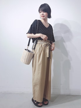 naoさん（レディース・167cm）の夏コーディネート