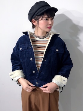 「koe（コエ）のアイテム（その他アウター）」を使った、naoさん（レディース・167cm）の秋コーディネート