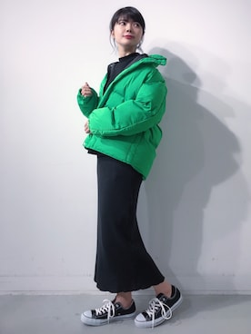 「koe（コエ）のアイテム（その他アウター）」を使った、naoさん（レディース・167cm）の秋コーディネート