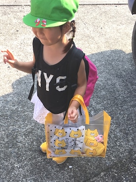 ひよこさん(キッズ・90cm)の夏コーディネート