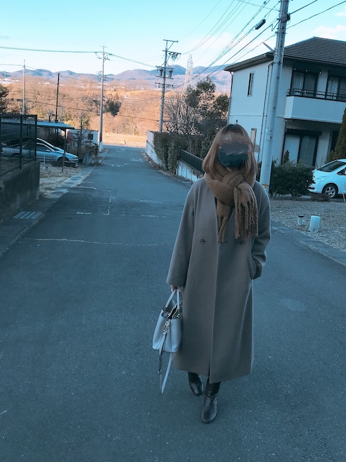 SLOBE IENA　スローブイエナ　　SUPER100 Vネックオーバーコート SLOBE IENA（スローブイエナ）の「SUPER100 Vネックオーバー