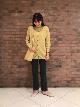 Saki Tanakaさん（レディース・164cm）の冬コーディネート