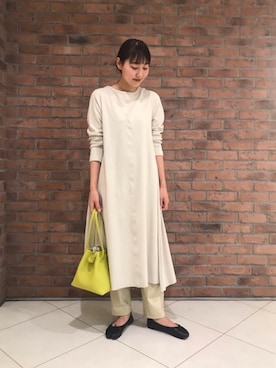 Saki Tanakaさん(レディース・164cm)の冬コーディネート