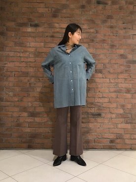 Saki Tanakaさん(レディース・164cm)の春コーディネート